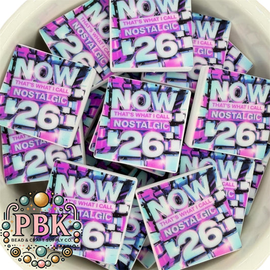 Now That’s What I Call Nostalgic- EXCLUSIVE TO PBK- Silicone Focal Bead