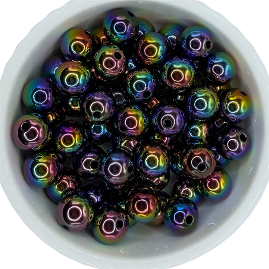 Black iridescent- Speciality Beads