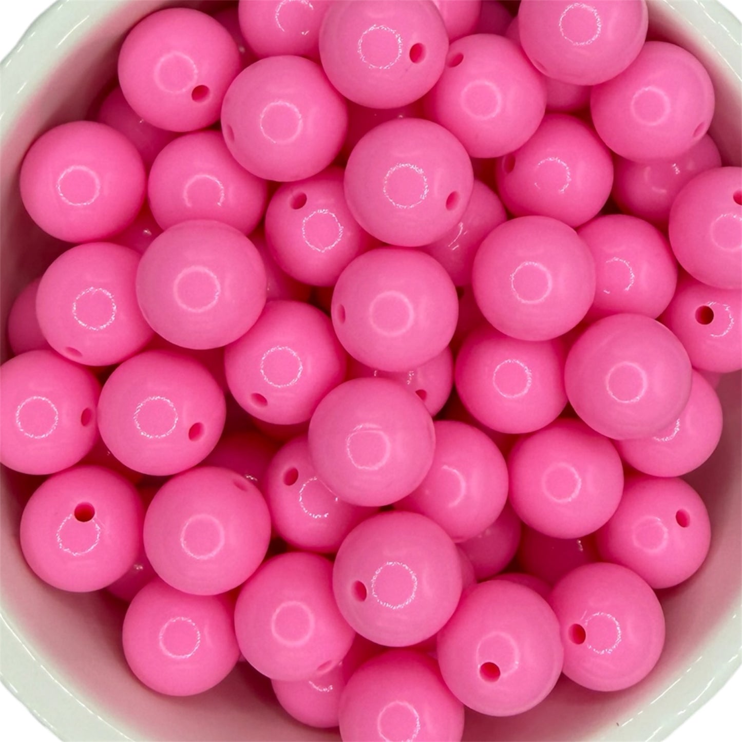 Bubblegum Pink- Liquid Silicone Bead 15mm