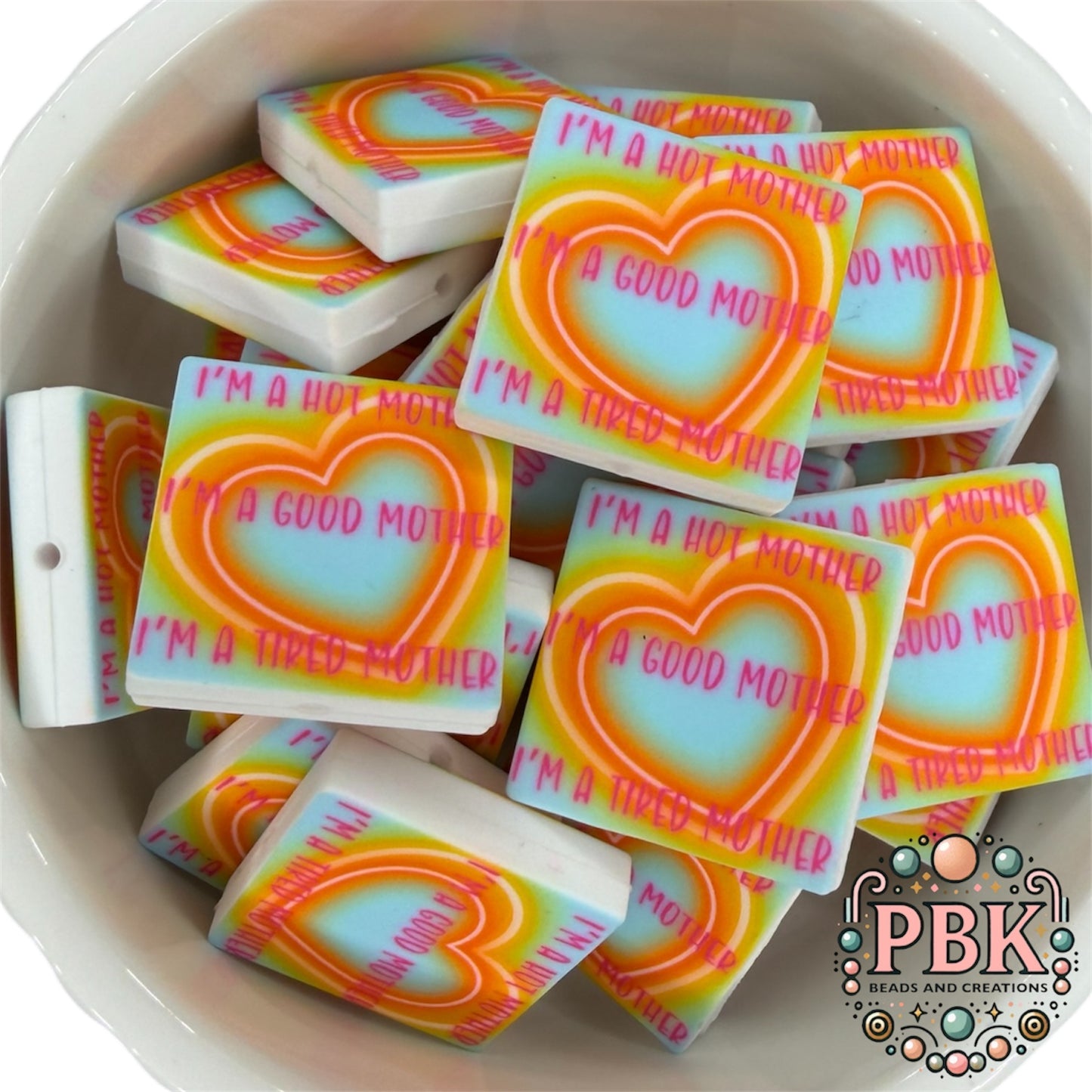 I’m a… Mother- EXCLUSIVE TO PBK- Silicone Focal Bead
