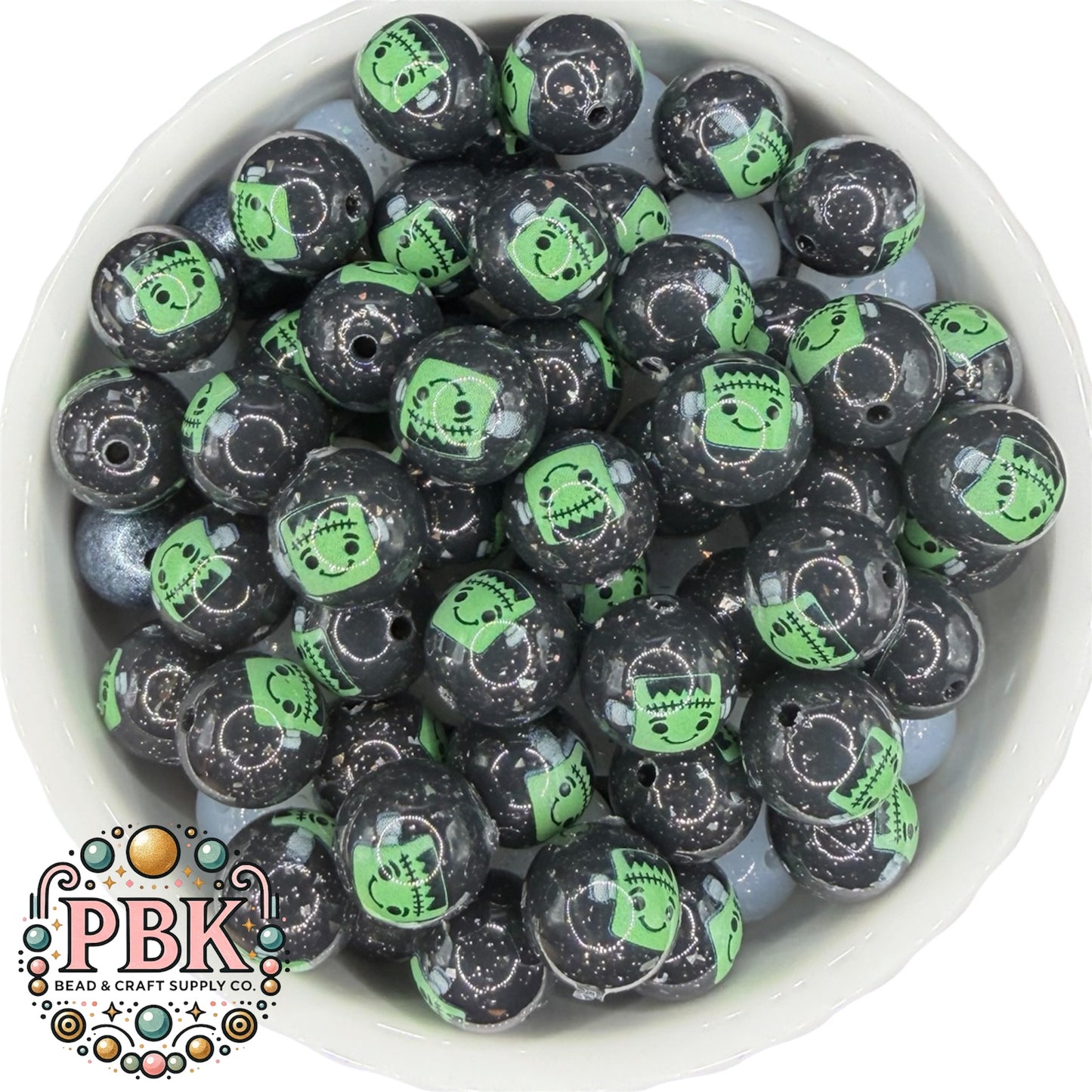 Frankenstein 15mm- EXCLUSIVE TO PBK- Silicone Focal Bead