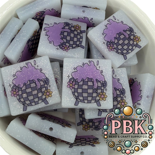 Checkered Cauldron- EXCLUSIVE TO PBK- Silicone Focal Bead